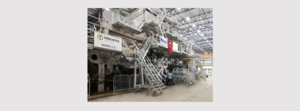 Toscotec starts up Turkey's biggest tissue machine at Essel Kâğıt