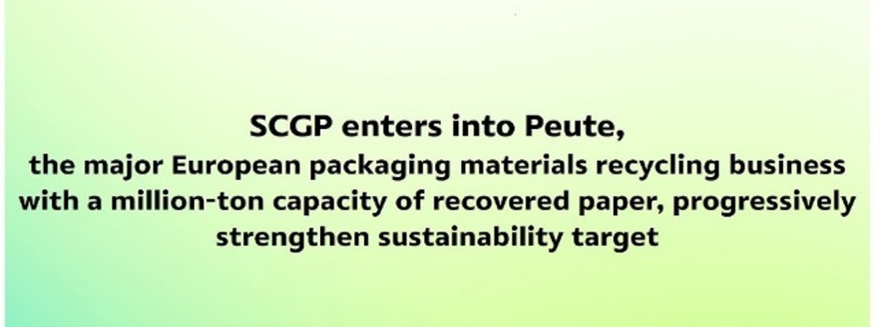 SCGP erwirbt 100 % der Anteile an Peute