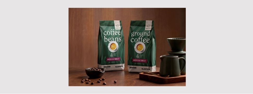 Kaffeeverpackungen von Hesser Packaging und SÜDPACK