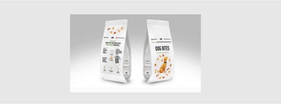 Mono-material pet food packaging