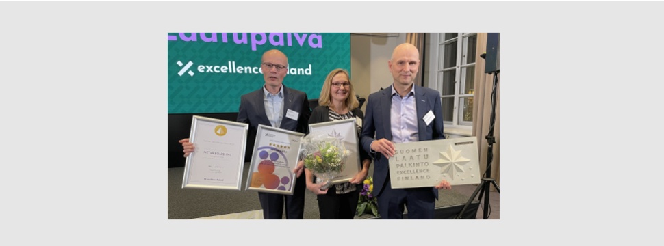 Metsä Board gewinnt zum zweiten Mal in Folge den finnischen Preis für Kreislaufwirtschaft und Qualität