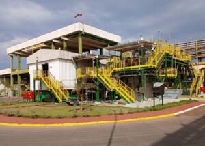 Biological sludge drying plant at Eldorado Brasil Celulose