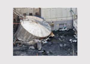 The tank after the failure