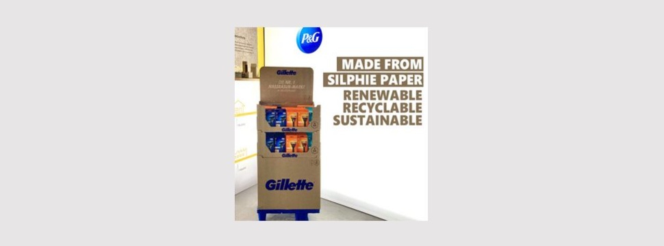 Silphie-Display für Gillette