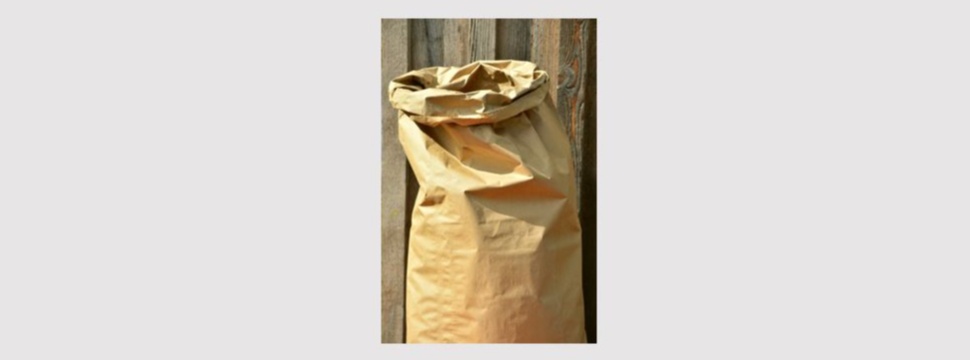 Paper sack for green waste