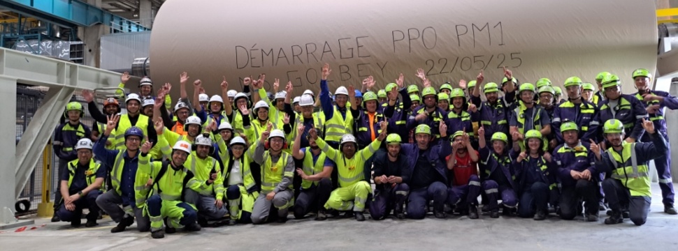Beginn der Containerboard-Produktion bei Norske Skog Golbey Beginn der Containerboard-Produktion bei Norske Skog Golbey