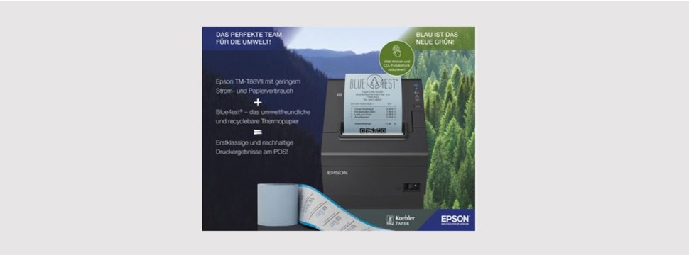 Epson Certifies Koehler Paper Blue4est® Thermal Paper