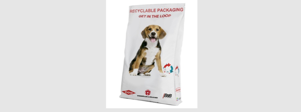 Recyclable pet food bag