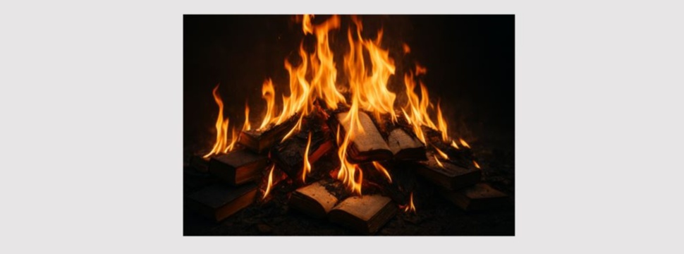 Burning books
