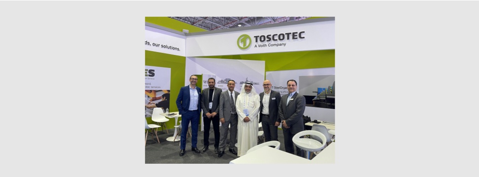 Toscotec und Gulf Paper Manufacturing (GPM) auf der Paper One Show in den Vereinigten Arabischen Emiraten