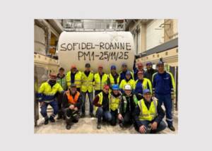 Toscotec announces the successful start-up of the PM1 tissue line at Sofidel Roanne’s mill in France after a major rebuild of the tissue machine.