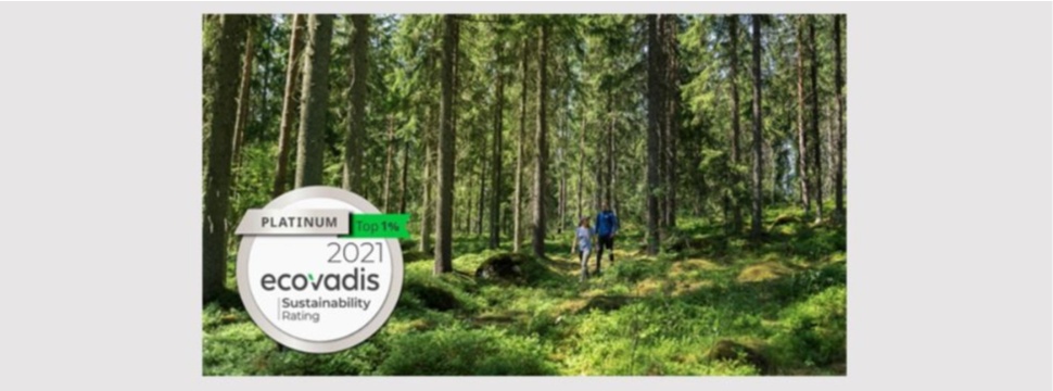 Metsä Board achieves again the highest sustainability rating from EcoVadis