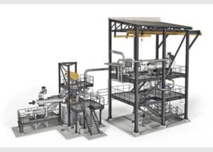 Ash crystallization plant