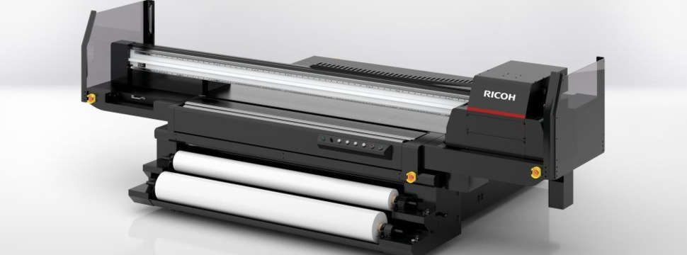 The RICOH Pro™ TF6251 UV flatbed printer plus roll to roll will be shown in Europe for the first time at FESPA