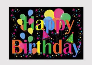 Happy birthday card