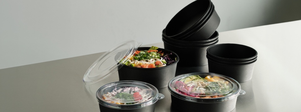 Die Duni Group bringt eine Kollektion schwarzer Verpackungen auf Papierbasis auf den Markt