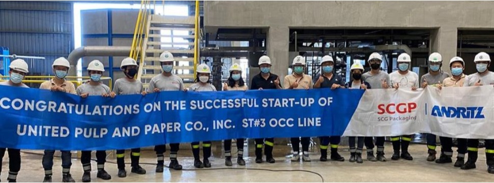 Erfolgreiche Inbetriebnahme einer OCC-Linie bei UPPC, Philippinen