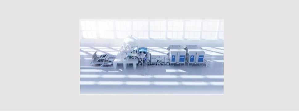 ANDRITZ neXline wetlaceTM-Hybridanlage zur Produktion nachhaltiger Feuchttücher mit höchster Flexibilität