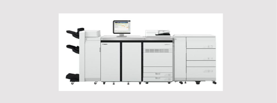 The new compact imagePRESS V1000 comes packed with technological features to create opportunities for in-house and commercial print operations