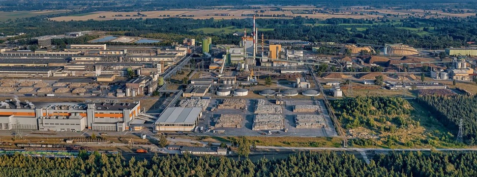 Mondi's paper mill in Świecie