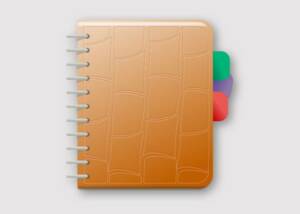 Folder with office tabs