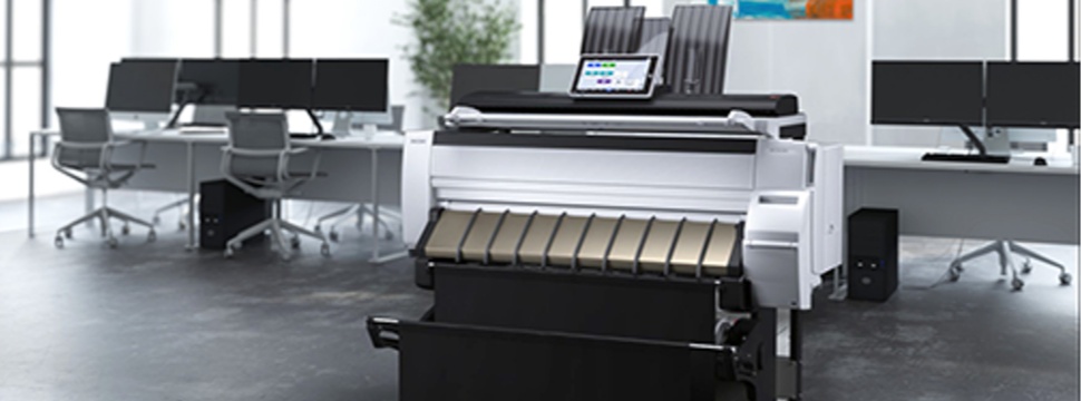 Der digitale Farb-Großformatdrucker Ricoh IM CW2200 produziert reaktionsschnell CAD-Zeichnungen und große Dokumente.