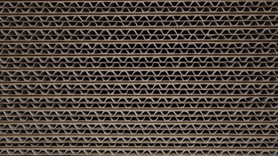 Corrugated board with intermediate layer Corrugated board is mainly used as packaging material