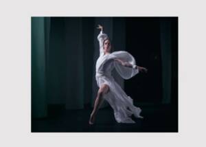 Dancer in a tissue dress