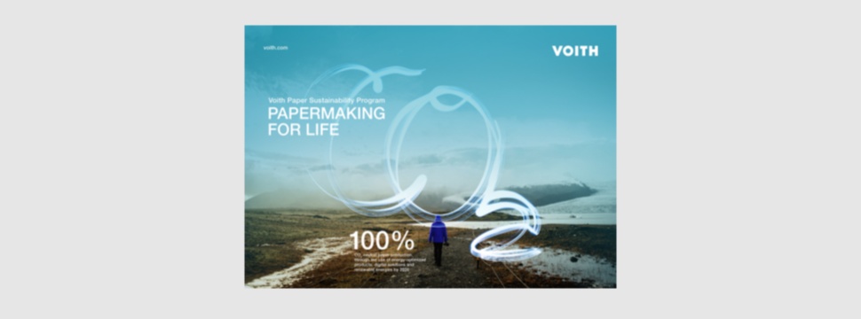 Voith hat sich das ambitionierte Ziel gesetzt, bis 2030 eine CO2-neutrale Papierproduktion zu erreichen.