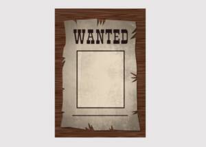 Wanted poster