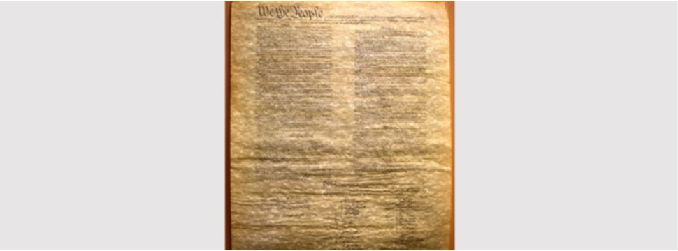 United States Declaration of Independence on hemp paper