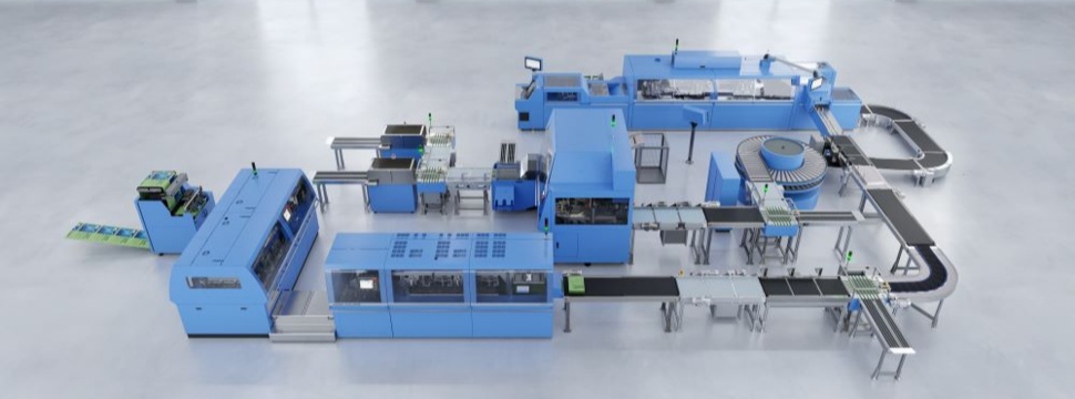 Smart factory solution for industrial book production