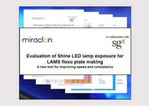 Miraclon und SGX validieren die Leistung des Shine LED-Lampensets bei LAMS-Flexodruckplatten Miraclon und SGX validieren die Leistung des Shine LED-Lampensets bei LAMS-Flexodruckplatten