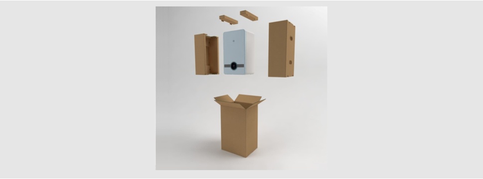 DS Smith entwickelt plastikfreie Industrieverpackung für Bosch Home Comfort Group