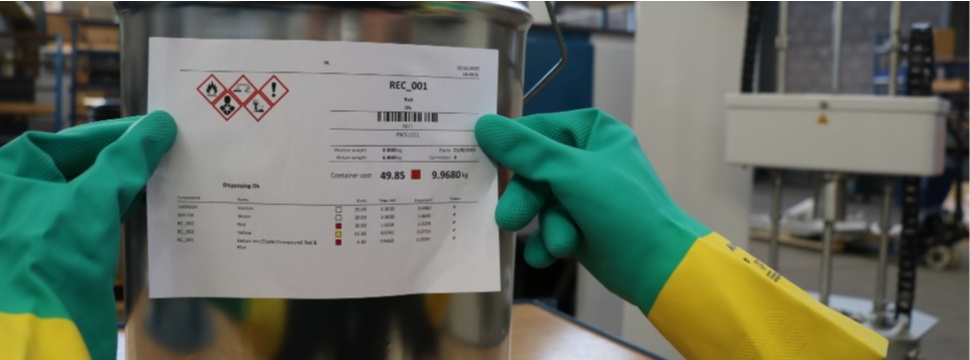 GSE Dispensing introduces a software module for tracing and labelling hazardous chemicals