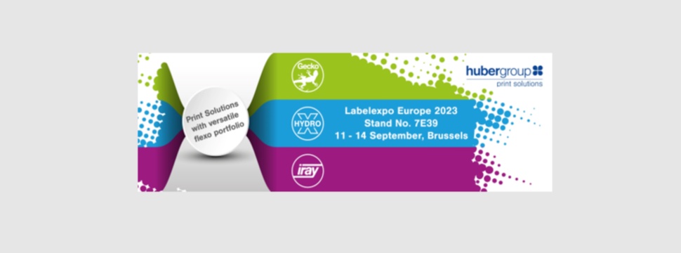 Hubergroup at Labelexpo 2023