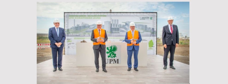 Bundespräsident Frank-Walter Steinmeier besucht die UPM Bioraffinerie in Leuna