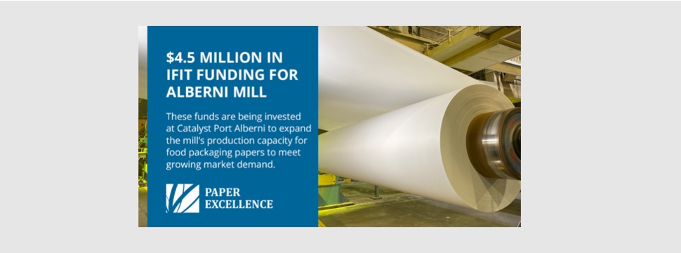 Paper Excellence receives $4.5 million in funding from IFIT