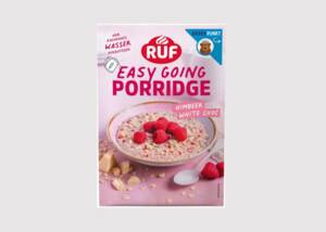 RUF Lebensmittelwerk KG setzt bei Porridgeverpackungen auf Barrierepapier von Koehler Paper