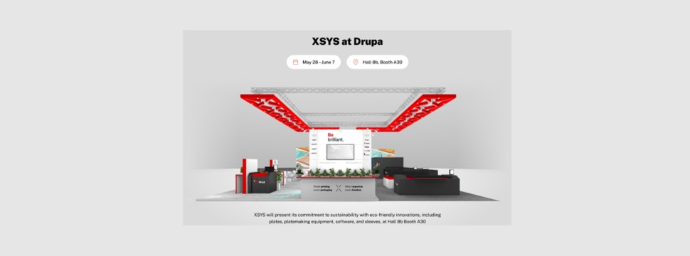 XSYS leads the way with sustainable innovations for a brilliant printing future at drupa 2024