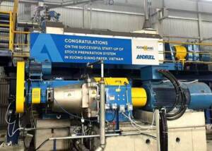 ANDRITZ PrimeRefine HC T-Refinertechnologie im erfolgreichen Einsatz bei Xuong Giang Paper in Vietnam.