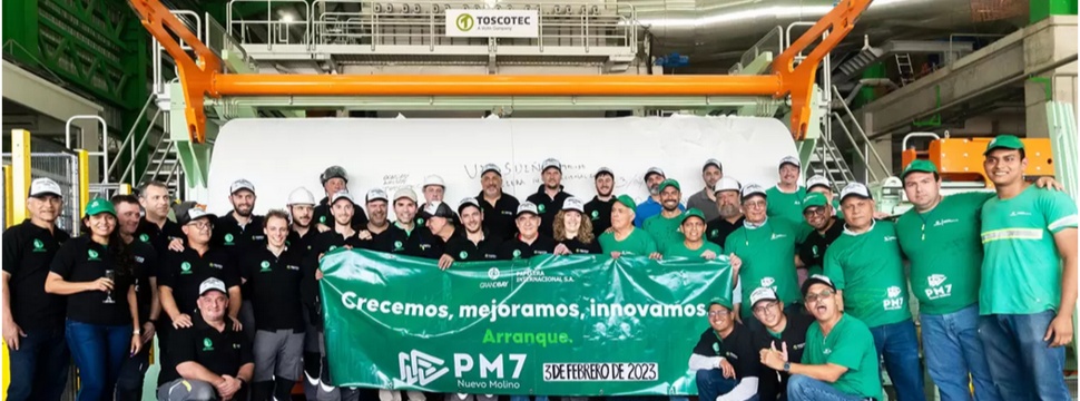 Toscotecs Tissue-Linie nimmt bei GrandBay Papelera Internacional in Guatemala den Betrieb auf