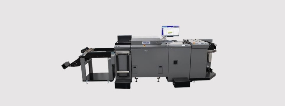 FKS/Duplo DSM-1000 digitized flatbed die cutter