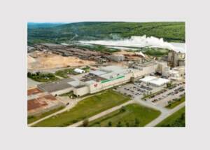 Nackawic pulp mill facility in Nackawic, New Brunswick
