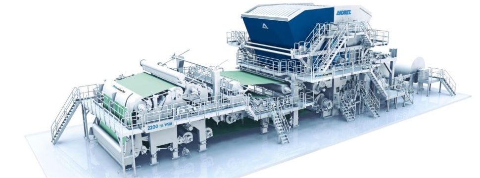 Hochgeschwindigkeits-Tissueproduktion mit ANDRITZ PrimeLine-Technologie