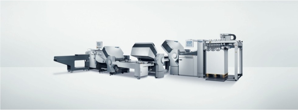 Als eine der ersten Druckereien Europas arbeitet Stephens & George auf insgesamt sechs Falzmaschinen Stahlfolder TH 82-P.