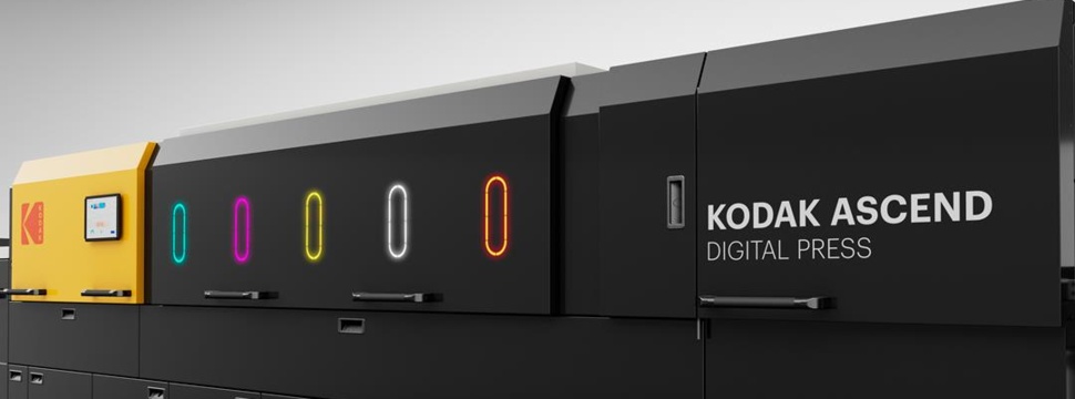KODAK ASCEND Digital Press: Digital Printing and Embellishing in One Pass