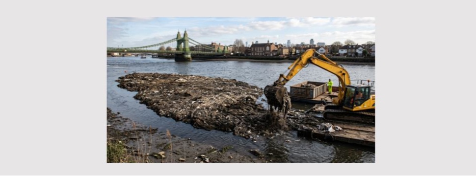 Wet Wipe Island wird abgetragen.