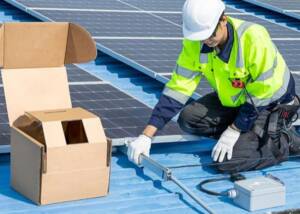 Corrugated packaging for sensor solutions for solar energy systems