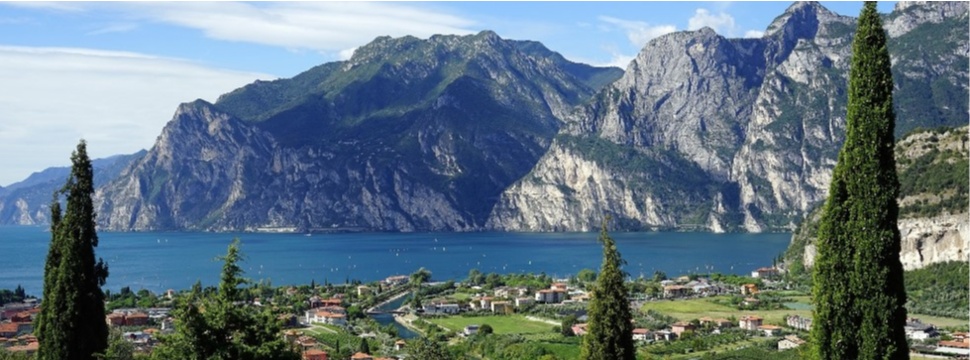 The valley of the paper mills is located on Lake Garda.